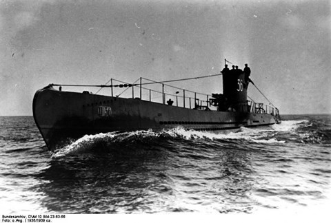 Sức mạnh hủy diệt khủng khiếp của tàu ngầm Đức quốc xã