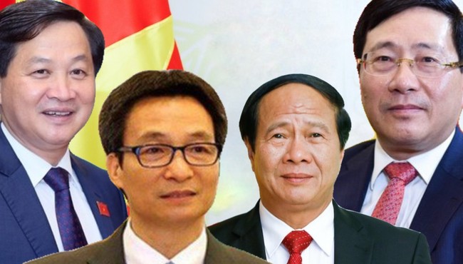 Chân dung 4 Phó Thủ tướng Phạm Bình Minh, Lê Minh Khái, Vũ Đức Đam, Lê Văn Thành