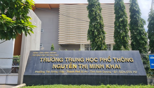 Bình Dương: Cận cảnh dự án Xây dựng bổ sung Trường THPT Nguyễn Thị Minh Khai 
