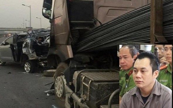 Vụ Innova lùi trên cao tốc 5 người chết: VKS đề nghị phạt tài xế container 4-5 năm tù