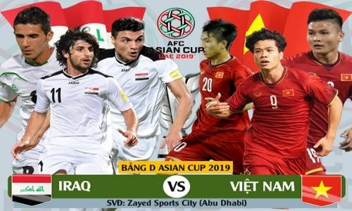 Nhận định Việt Nam - Iraq: Một điểm mở màn Asian Cup 2019 là có thể!