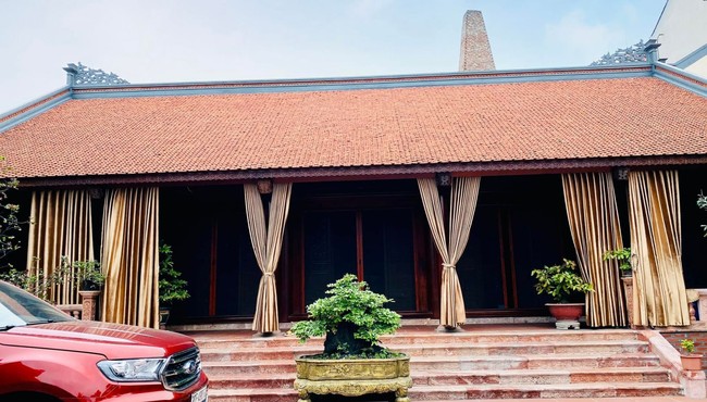 Cận cảnh 'biệt phủ' toàn gỗ quý đẹp như resort của đại gia Bắc Ninh