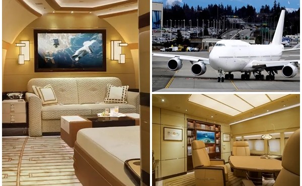 Máy bay tư nhân lớn nhất thế giới Boeing 747-8i trị giá 400 triệu USD