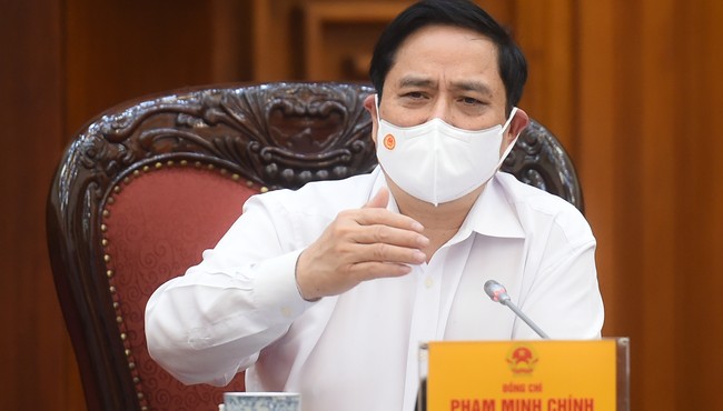 Thủ tướng Phạm Minh Chính họp khẩn về các biện pháp phòng chống COVID-19
