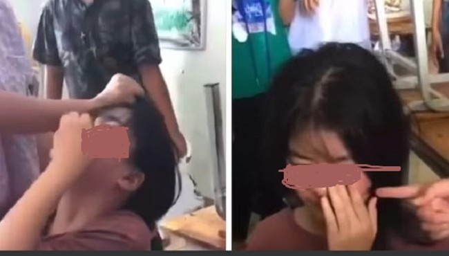 Học sinh lớp 5 ở Phú Thọ bị đàn chị bắt quỳ, tát trong lớp học
