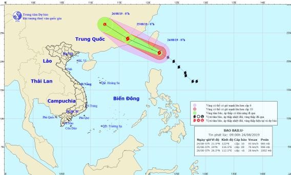 Dự báo mới nhất về cơn bão Bailu gần Biển Đông, cảnh báo mưa lớn lốc xoáy