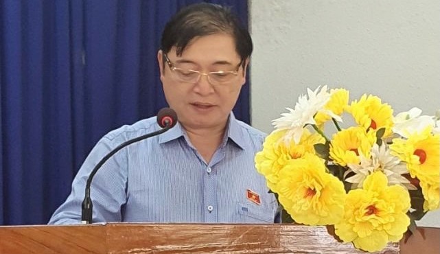 Chùm ảnh Chủ tịch VUSTA Phan Xuân Dũng và các ứng viên ĐBQH tiếp xúc cử tri huyện Ninh Phước, Bác Ái