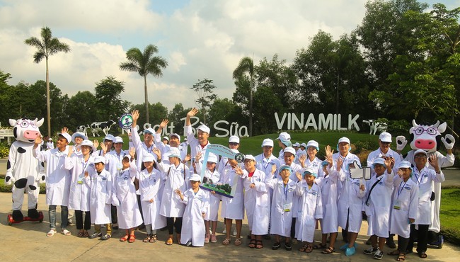 Tận mắt thấy những cô bò ở “Resort” góp công vào ly sữa học đường