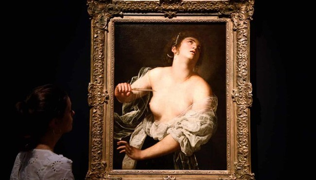 Bức tranh nữ quý tộc tự sát sau khi bị cưỡng hiếp có giá hơn 5 triệu USD