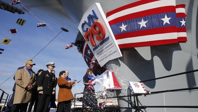 Tàu sân bay mới gần 12 tỷ USD mang tên USS John F. Kennedy