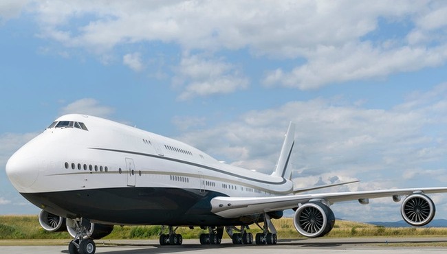 Choáng ngợp với nội thất của Boeing 747-8i tư nhân lớn nhất thế giới