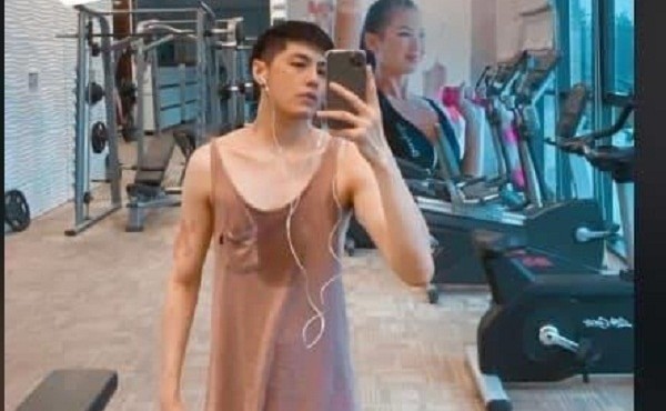 Noo Phước Thịnh bị nghi mượn váy của hoa hậu Mai Phương Thúy đi tập gym