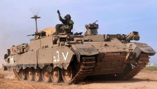 Chi tiết xe bọc thép siêu nặng được Israel đưa vào tham chiến