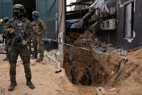 Cận cảnh đường hầm là trung tâm chỉ huy của Hamas
