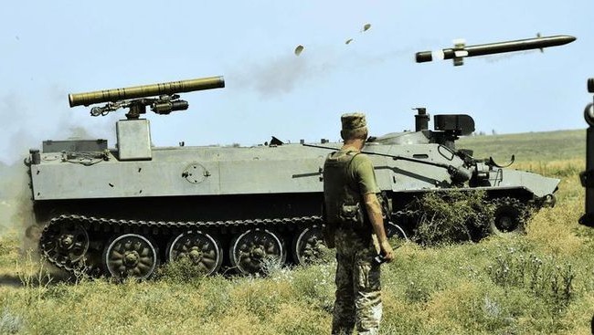 Xem uy lực của xe chống tăng tự hành Shturm-SM của Ukraine 