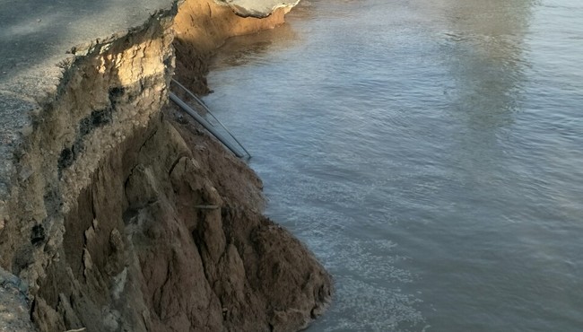 Chi 24 tỷ đồng xử lý sạt lở quốc lộ 91 bị sụp xuống sông Hậu