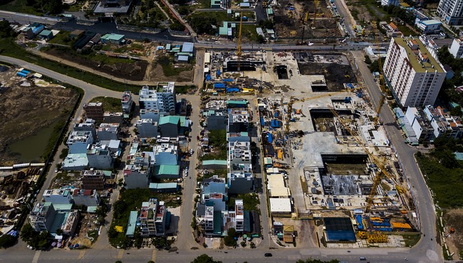 Cận cảnh dự án khổng lồ 13.000 căn hộ Raemian Galaxy City xây trái phép giữa Sài Gòn