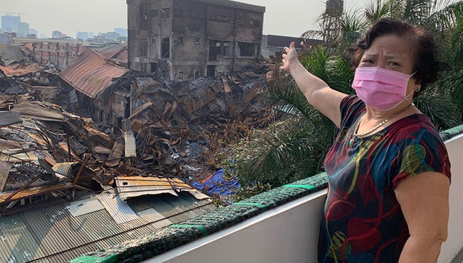 Vụ cháy Công ty Rạng Đông: Nhiều hộ dân tiếp tục sơ tán