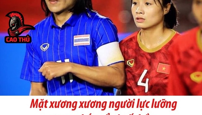 Nữ cầu thủ Thái Lan có yết hầu, cơ tay cuồn cuộn có phải là nam giới?