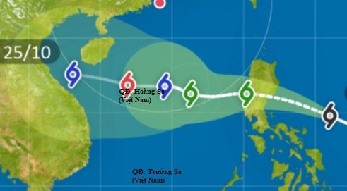 Áp thấp nhiệt đới mạnh lên thành bão số 8, dự báo vào biển Đông trong hôm nay