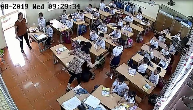 Yêu cầu xử lý nghiêm vụ cô giáo đánh học sinh ở Hải Phòng