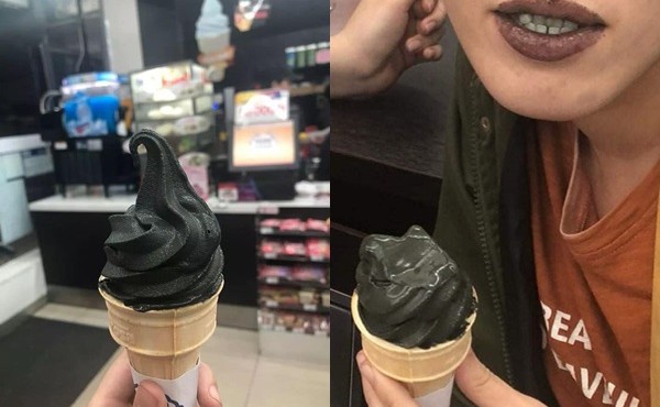 Loại kem đen khiến người ăn vừa khóc vừa cười