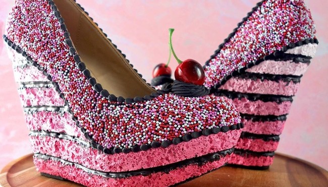 Độc lạ những đôi giày bánh ngọt tuyệt đẹp 