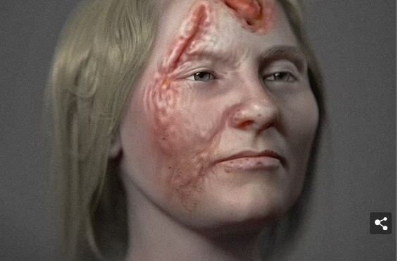 Bất ngờ gương mặt thật người phụ nữ 500 tuổi sau phục dựng