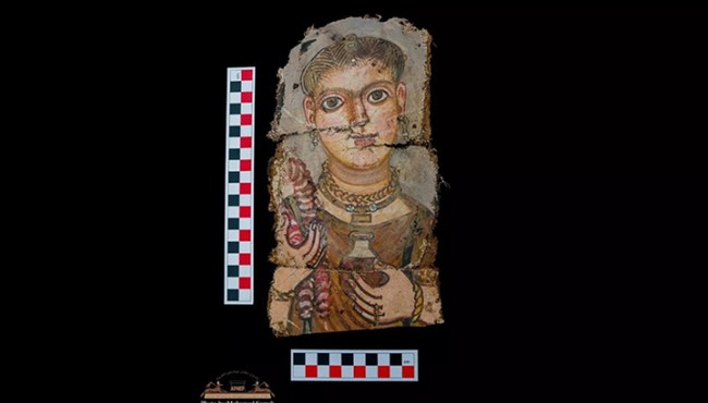 Phát hiện tranh chân dung xác ướp Ai Cập sau 50 năm