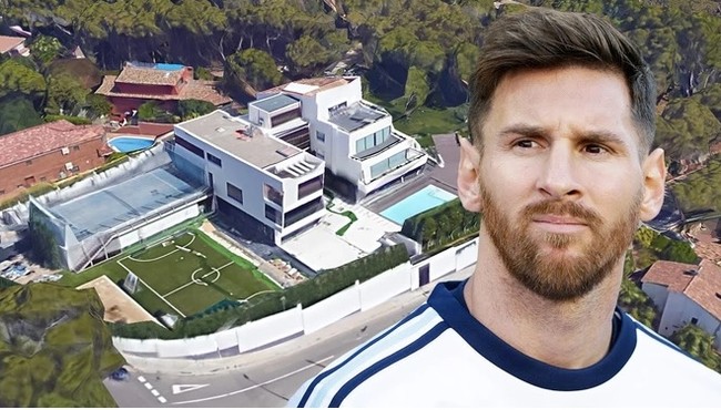 Vì sao không máy bay nào được bay qua nhà của Lionel Messi?