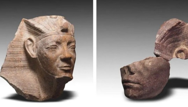Hé lộ sự thật trong tượng pharaoh quyền lực nhất Ai Cập cổ đại
