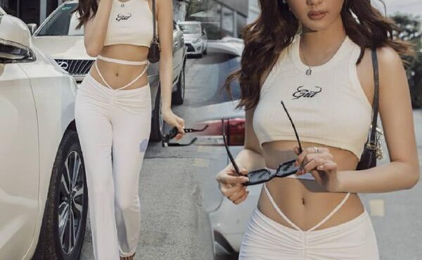 Ngọc Trinh “bắt chước” chiêu lộ quần nội y của mỹ nhân Kendall Jenner ?