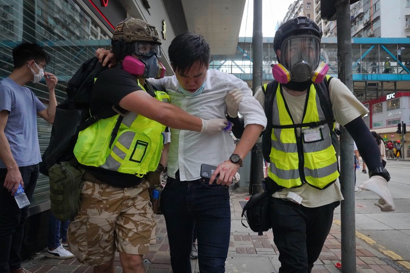 Hang nghin nguoi bieu tinh o Hong Kong phan doi du luat an ninh moi-Hinh-11