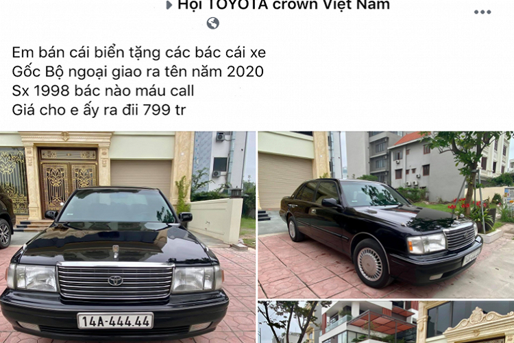 Toyota Crown thap nien 90 bien ngu quy gan 800 trieu o Quang Ninh-Hinh-10