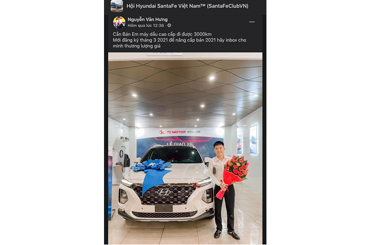 Con Ba Tan Vlog ban Hyundai SantaFe luot 3.000km len doi 2021-Hinh-2
