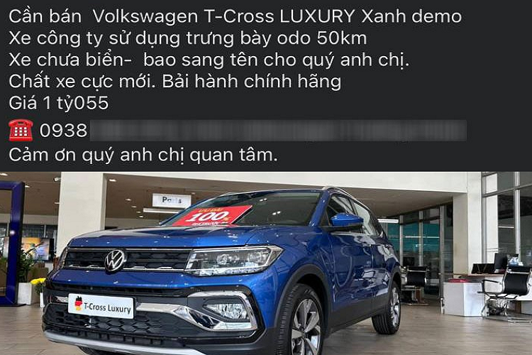 SUV co B Volkswagen T-Cross the he moi dang duoc thanh ly re gan 250 trieu