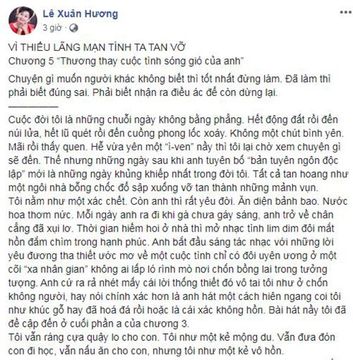 'Chuyen tinh' MC Thanh Bach va chang cat toc tiep tuc qua loi ke cua Xuan Huong-Hinh-2
