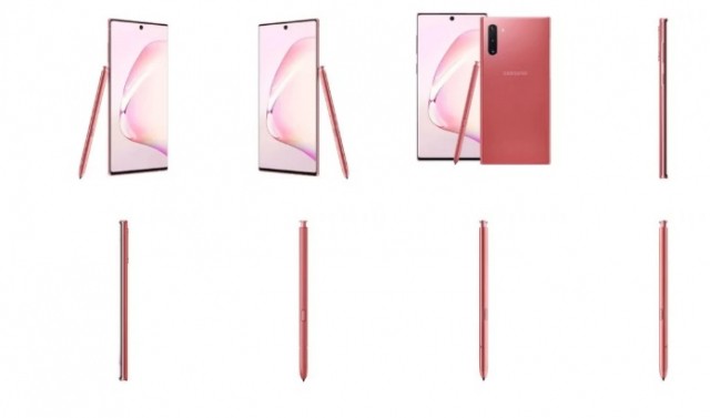 Galaxy Note10 mau hong lo anh bao chi, but S pen cung mau di kem-Hinh-3
