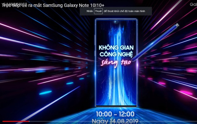 Samsung ra mat chinh thuc Galaxy Note10 series tai Viet Nam