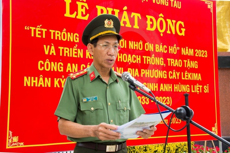 Ba Ria-Vung Tau: Phat dong cong trinh “Trong cay Lekima - Doi doi nho on Anh hung Liet si Vo Thi Sau”