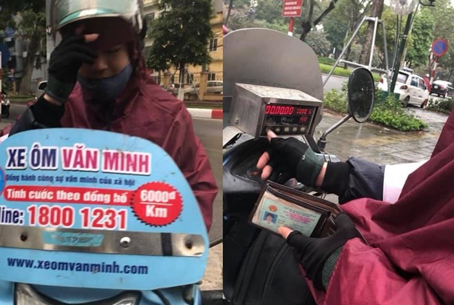 Tai xe xe om Van Minh bi to “chat chem” 10km/500.000 dong noi gi?