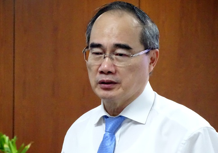 Bi thu TP HCM Nguyen Thien Nhan noi gi ve sai pham cua ong Le Thanh Hai, Le Hoang Quan?