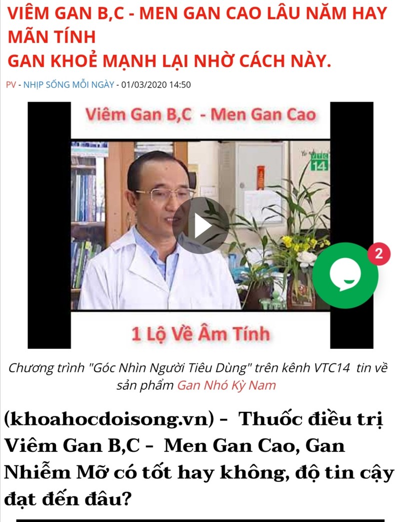 San pham Gan Nho Ky Nam: Loi dung hinh anh hang loat y bac sy quang cao nhu thuoc chua benh