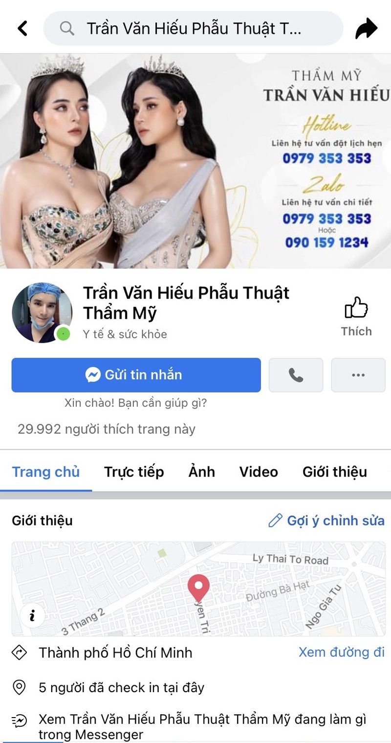 Sai Gon New Beauty Center dang su dung so hotline cua “bac si rom cau khach tren facebook”?!-Hinh-3