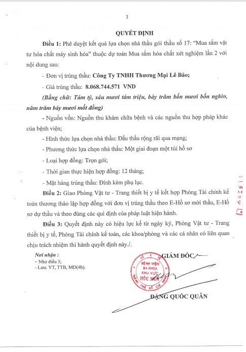 Nha thau Le Bao 1 thang trung lien 5 goi mua hoa chat xet nghiem-Hinh-3