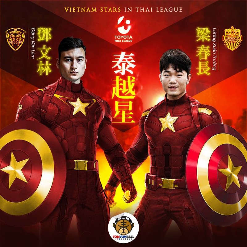 NHM Trung Quoc tung poster co vu cho doi tuyen Viet Nam gap Thai Lan tai King's Cup 2019-Hinh-2