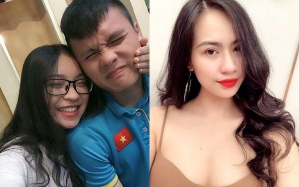 Do dang sexy giua ban gai tin don Quang Hai va Nhat Le