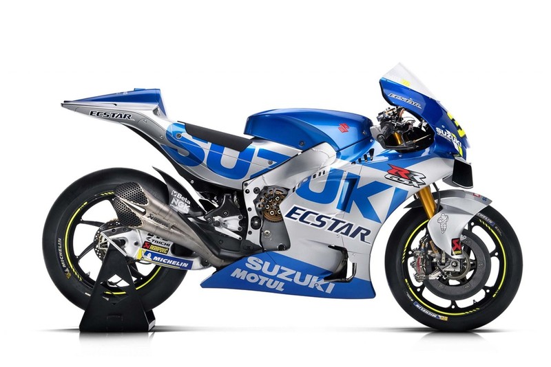 Dep my man xe dua Suzuki MotoGP 2020 doi dang lan sac