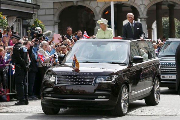 Chi tiet Range Rover dac biet danh rieng cho Nu hoang Elizabeth II