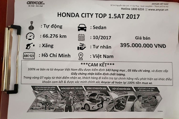Honda City bi tua nguoc ODO, Anycar to mot facebooker len Cong an-Hinh-5